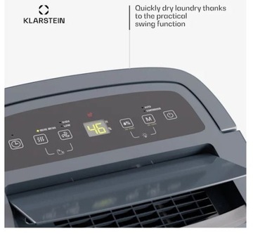 Осушитель воздуха KLARSTEIN УВЛАЖНИТЕЛЬ ВОЗДУХА WI-FI 50 л/24 ч, 45-55 м²