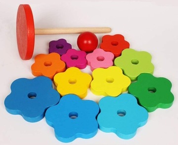 КРАСОЧНАЯ ЗАГАДКА С ДЕРЕВЯННЫМИ ПИРАМИДАМИ