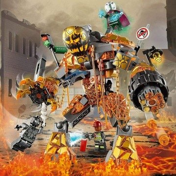 LEGO MARVEL SPIDER-MAN 76128 Битва с Расплавленным человеком