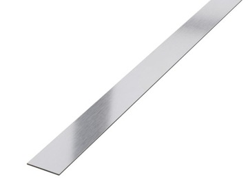 Listwa dekoracyjna I 1cm x 244cm Srebrny MAT