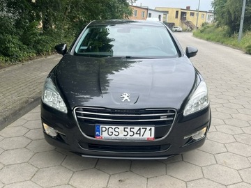 Peugeot 508 I Sedan 1.6 e-HDi FAP 112KM 2011 Peugeot 508 Zarejestrowany Automat Climatronic TOP, zdjęcie 1