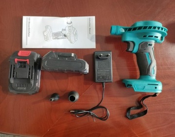 ПОРТАТИВНЫЙ НАСОС ДЛЯ МАТРАСОВ НА АККУМУЛЯТОРЕ 21 В + 2 АККУМУЛЯТОРА