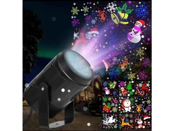 Projektor laserowy świąteczny led rzutnik wewnętrzny i zewnętrzny HIT