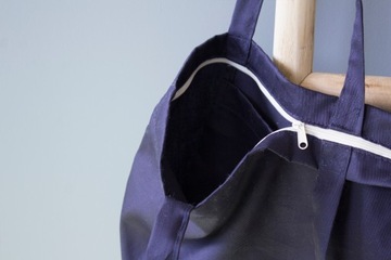 Сумочка на сетчатой ​​молнии для ЭКО-книг.