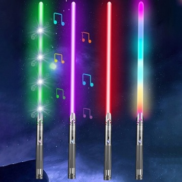 СВЕТЯЩИЙСЯ СВЕТОВОЙ САББ СО ЗВУКОМ RGB LED ИГРУШКА 16 ЦВЕТОВ МЕТАЛЛИЧЕСКИЙ МЕЧ USB