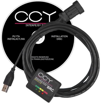 Interfejs LPG USB FTDI do BRC Sequent + DVD ZESTAW