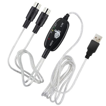 Karta dźwiękowa Kabel do konwersji Midi USB