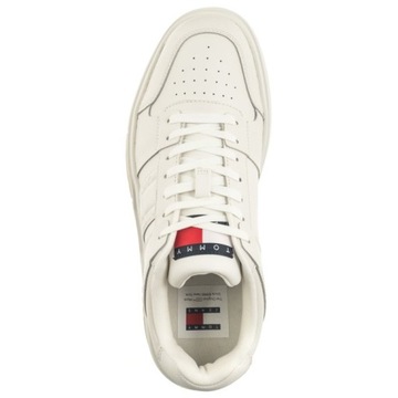 Buty Sneakersy Męskie Tommy Hilfiger The Brooklyn Leather Ecru Białe