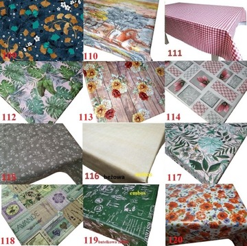 РАСПРОСТРАНЕНИЕ 140 СКАТЕРТЕЙ НА МЕТР 120х140 УЗОРЫ