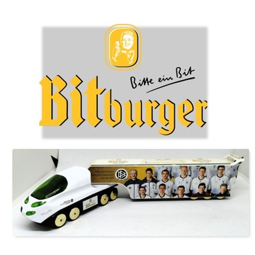 BITBURGER BEER model ciężarówka TRUCK dł.25cm NIEMCY