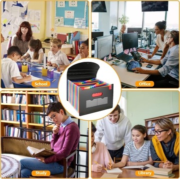 SKŁADANY SEGREGATOR SZUFLADA NA DOKUMENTY BIURO A4