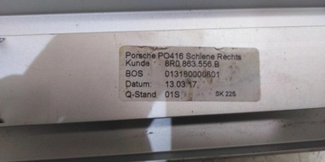 PORSCHE MACAN 95B LIŠTA ŽELEZNICI KUFRU