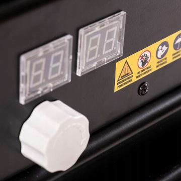 NAGRZEWNICA OLEJOWA z kominem 40KW LCD 940m3 term