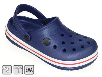 KLAPKI OGRODOWE BASENOWE PIANKOWE DZIECIĘCE LACZKI KROKODYLKI CHŁOPIĘCE