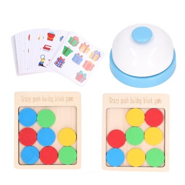 Kolorowe Puzzle Zabawki Drewniane Wczesna