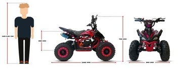 MINI COMPOSITION QUAD 50 ДЛЯ ДЕТЕЙ PREDATOR E-START STARTER ДИСТАНЦИОННЫЙ