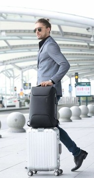 Antykradzieżowy PLECAK miejski BANGE na LAPTOPA 15,6 USB