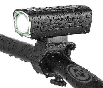 ZESTAW OŚWIETELNIE ROWEROWE LAMPKI PRZEDNIA I TYLNA LED USB-C IPX PRO VAYOX