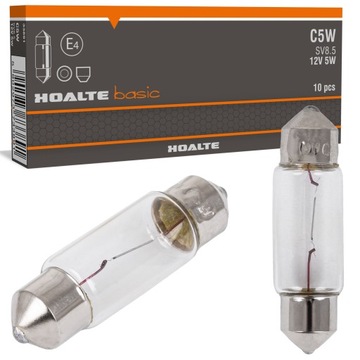 ŻARÓWKI RURKOWE C5W 36MM 12V DO PODSUFITKI TABLICY