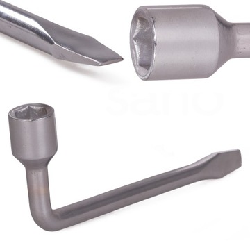 KLUCZ GIĘTY 17 DO KÓŁ SAMOCHODOWYCH SAMOCHODU AUTA