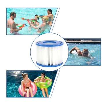2 фильтра для насоса для бассейна JACUZZI для LAY Z SPA Bestway 60311 Type VI