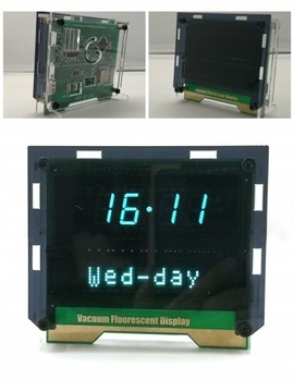НАСТОЛЬНЫЕ ЧАСЫ с VFD, ФЛУОРЕСЦЕНТНЫЙ ДИСПЛЕЙ WIFI