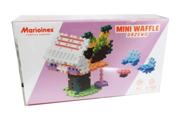 Mini Waffle Marioinex 60 szt. klocki puzzle DRZEWO