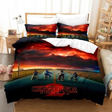 KOMPLET POŚCIELI STRANGER THINGS 160x200 POSZEWKI