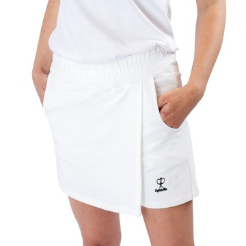 Spódniczka tenisowa spodenki damskie Captain Mike - białe XL