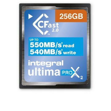 INTEGRAL UltimaPro X2 CFast 2.0 550/540MB 256GB