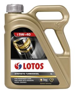 масло lotos synthetic turbodiesel 5w-40 4l