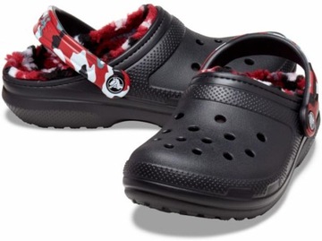 Męskie Ocieplane Klapki Buty Chodaki Crocs Classic Lined 208047 Clog 39-40