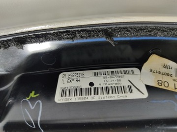 SVĚTLO PRAVÁ PRAVÝ ZADNÍ CADILLAC CTS II 25875176 2007-2014 EVROPA