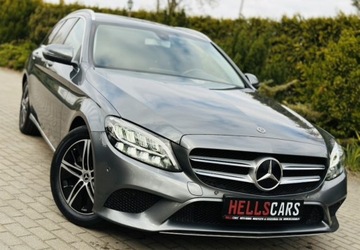 Mercedes Klasa C W205 Kombi Facelifting 1.6 180d 122KM 2018 Mercedes-Benz Klasa C LIFT MultiLed Skora Kame...