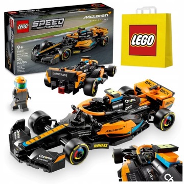 LEGO Speed Champions Zestaw 76919 WYŚCIGOWY MCLAREN FORMULA 1 + Torba LEGO