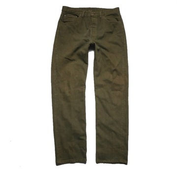 Levi's 501 vintage spodnie zielone made in usa 84 cm | 34