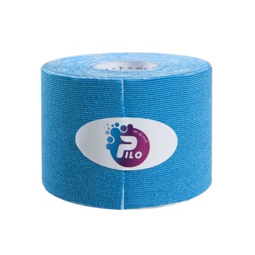 TAŚMA DO KINESIOTAPINGU PILOTAPE SILK NIEBIESKA