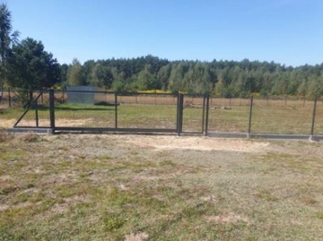 Откатные входные ворота, промышленная 3D панель, 4м х 1м, OC+RAL