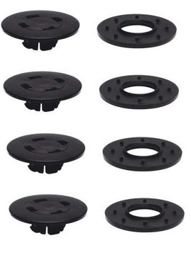 Stopery spinki OKRĄGŁE do FIAT ALFA LANCIA (6 mm) zestaw 4 kompletów ( 4x )