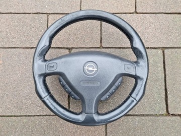 OPEL ASTRA G OPC BERTONE ZAFIRA A OPC KIEROWNICA SKÓRA Z PODUSZKĄ