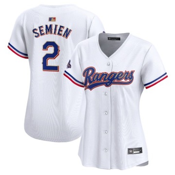 Koszulka zawodnika Semien White Texas Rangers 2024 ze złotej kolekcji, 3XL