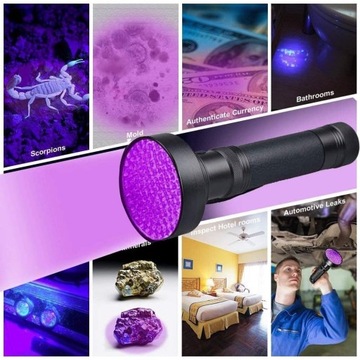PURPLE TORCH 100 LED UV LAMP САМЫЕ МОЩНЫЕ ОТРАЖАТЕЛИ СВЕТА ОЧКИ