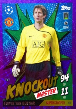 MATCH ATTAX EXTRA 2024/25 2025 KNOCKOUT parallel MASTER 298 VAN DER SAR