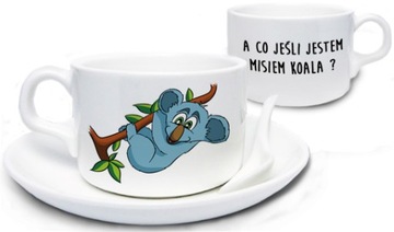 Zabawna filiżanka jestem misiem koala na prezent