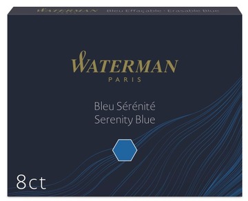 Waterman Naboje Długie Standard Niebieskie