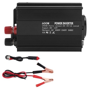 CZYSTA FALA SINUSOIDALNA FALOWNIK 600W 12V 220V