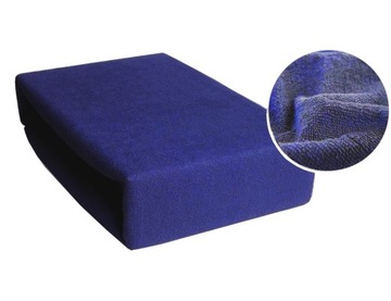 Prześcieradło FROTTE 90x200cm Z GUMKĄ Granat