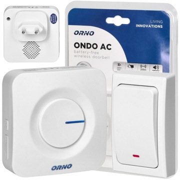 DZWONEK BEZPRZEWODOWY BEZBATERYJNY WODOODPORNY