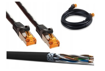 КАБЕЛЬ LAN ETHERNET RJ45 SFTP CAT6a, 15 м
