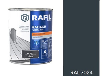 Rafil RADACH farba dach ral 7024 GRAFIT poł 0,75l